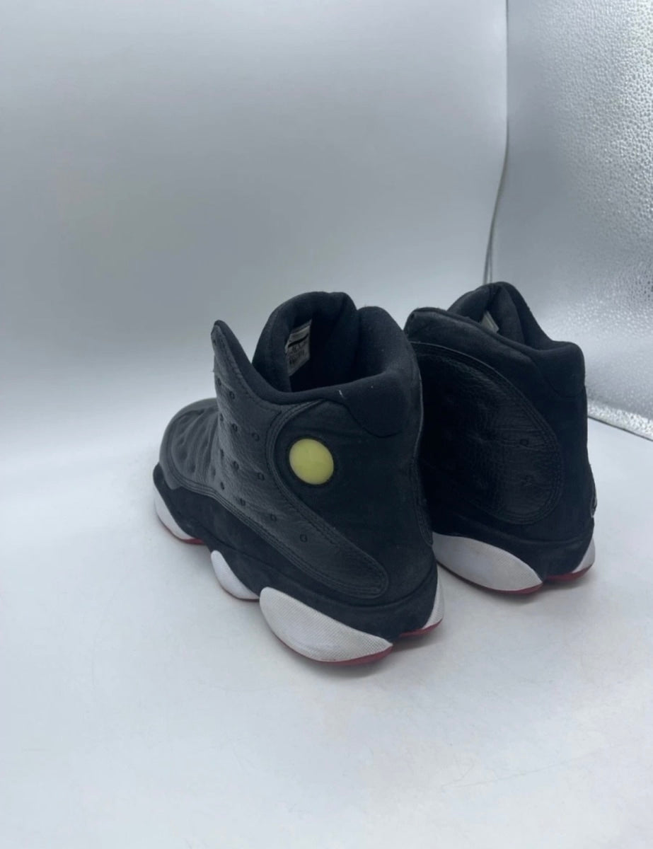 Jordan 13 Retro Playoffs (2011) 14 (Heavily Worn Pre-Owned)JordanBlack/Varsity Red-White-Vibrant Yellow - Image 4