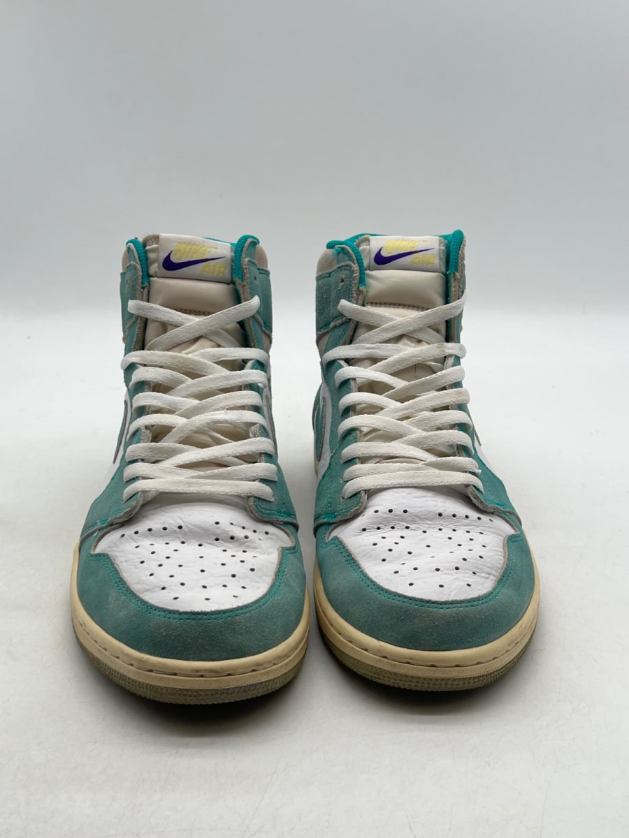 Jordan 1 Retro High Turbo Green 13 (Moderately Worn Pre-Owned) - Image 2