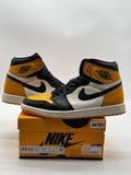 Jordan 1 Retro High OG Taxi 11 (Moderately Worn Pre-Owned)JordanTaxi/Black-Sail - Image 1