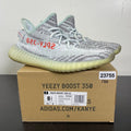 adidas Yeezy Boost 350 V2 Blue Tint 8.5 (Moderately Worn Pre-Owned)adidasBlue Tint/Grey Three/High Risk Red - Image 1