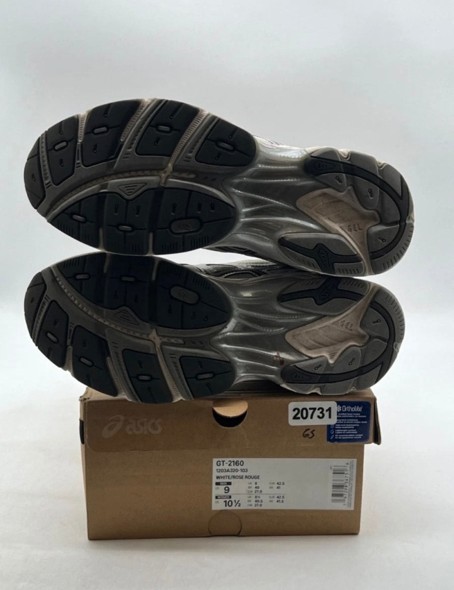 ASICS GT-2160 White Rose Rouge 9 (Moderately Worn Pre-Owned)ASICSWhite/Rose Rouge - Image 4
