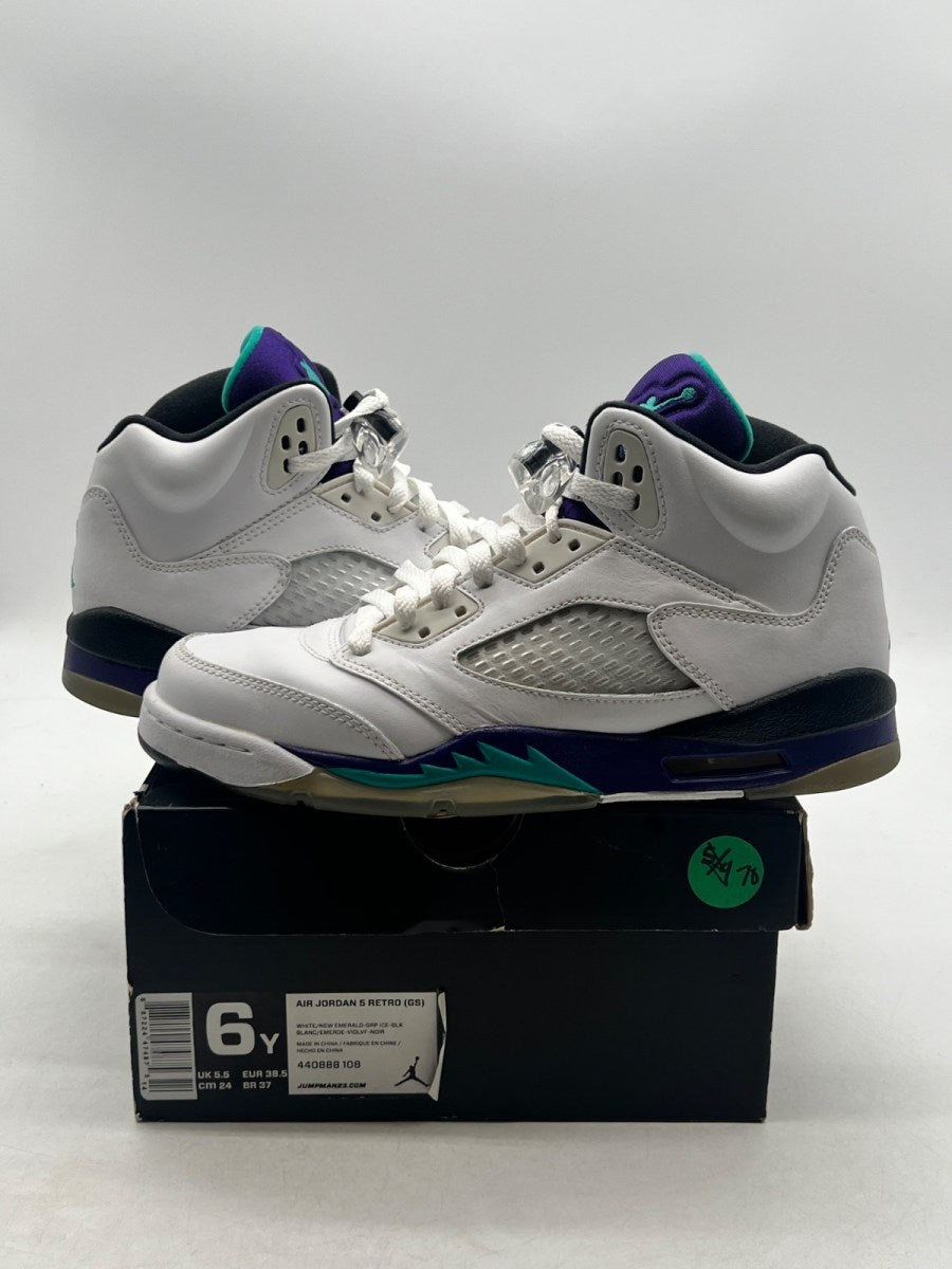Jordan 5 Retro Grape (2013) (GS) 6Y (Moderately Worn Pre-Owned) - Image 1