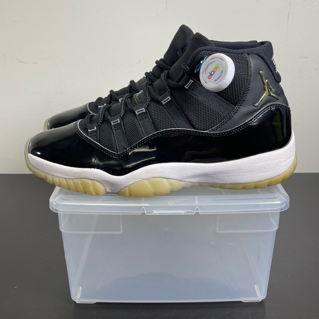 Jordan 11 Retro Jubilee 25th Anniversary 10 (Moderately Worn Pre-Owned)JordanBlack/Multi-Color-White-Multi-Color - Image 4