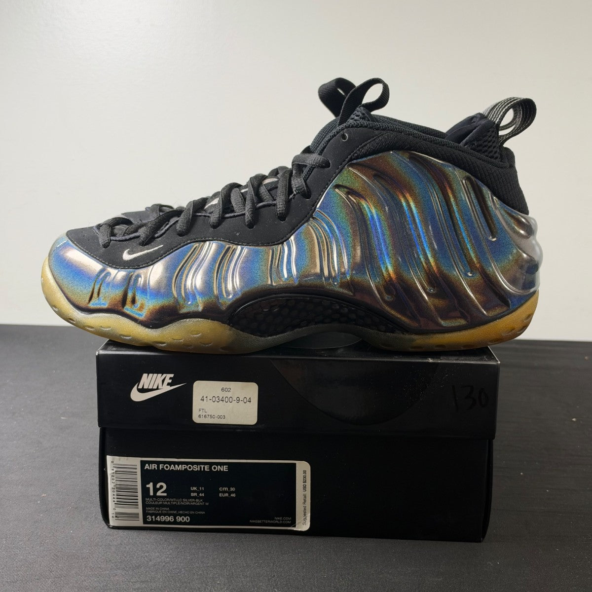 Nike Air Foamposite One Hologram (Size 12) - Image 3