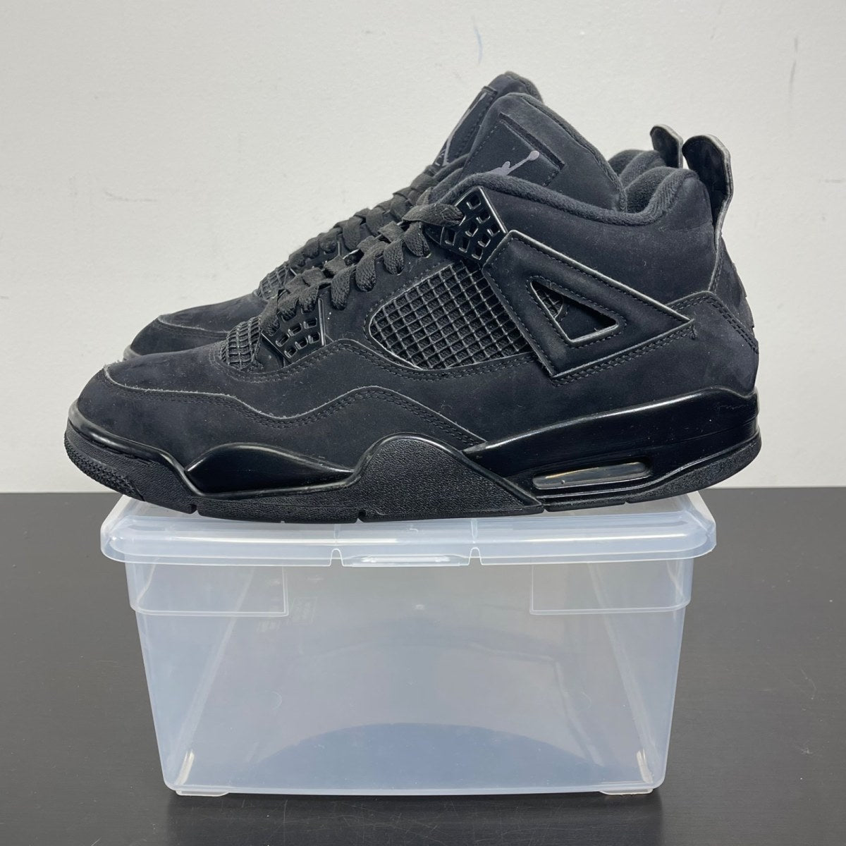 Jordan 4 Retro Black Cat (2020) 10.5 (Moderately Worn Pre-Owned)JordanBlack/Black-Light Graphite - Image 3