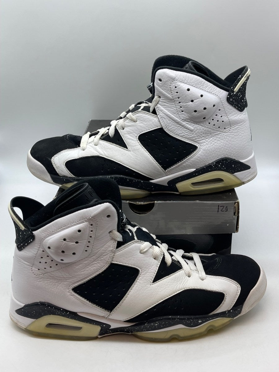 Jordan 6 Retro Oreo 11.5 (Moderately Worn Pre-Owned)JordanWhite/Black-Speckle - Image 1