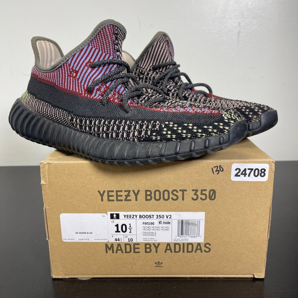 adidas Yeezy Boost 350 V2 Yecheil (Non-Reflective) 10.5 (Moderately Worn Pre-Owned)adidasYecheil/Yecheil/Yecheil - Image 1
