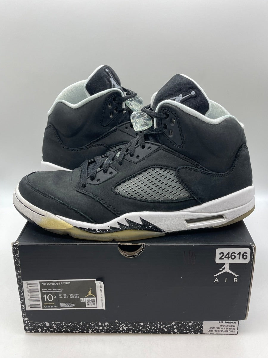 Jordan 5 Retro Moonlight (2021) 10.5 (Moderately Worn Pre-Owned)JordanBlack/Cool Grey-White - Image 1