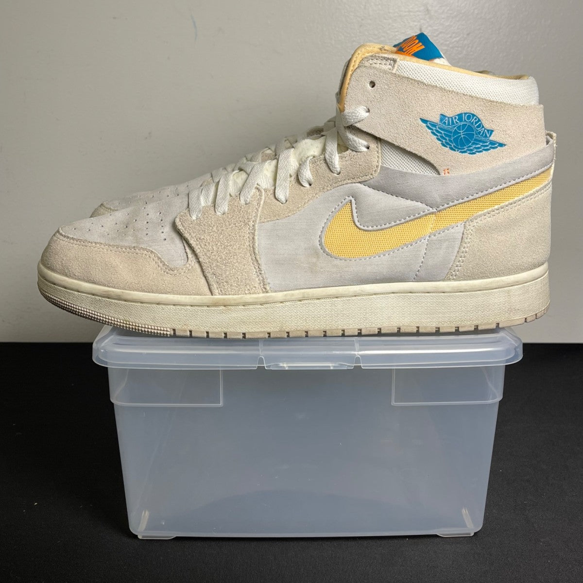 Jordan 1 Zoom CMFT 2 Orewood Brown Bright Citrus Sail (Size 13) - aux