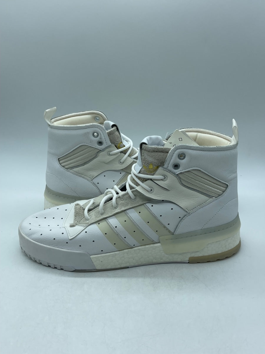 Adidas Rivalry RM 'Triple White' 13 (Moderately Worn Pre-Owned) - Image 1