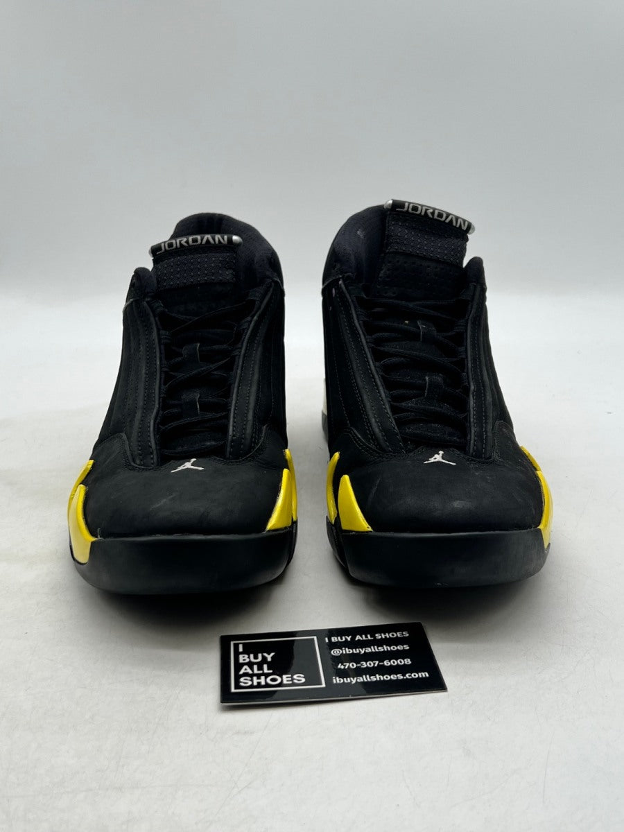 Jordan 14 Retro Thunder 11.5 (Heavily Worn Pre-Owned) - Image 2