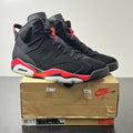 Jordan 6 Retro Infrared Salesman 12 (Lightly Worn Pre-Owned)JordanBlack/Infrared - Image 1