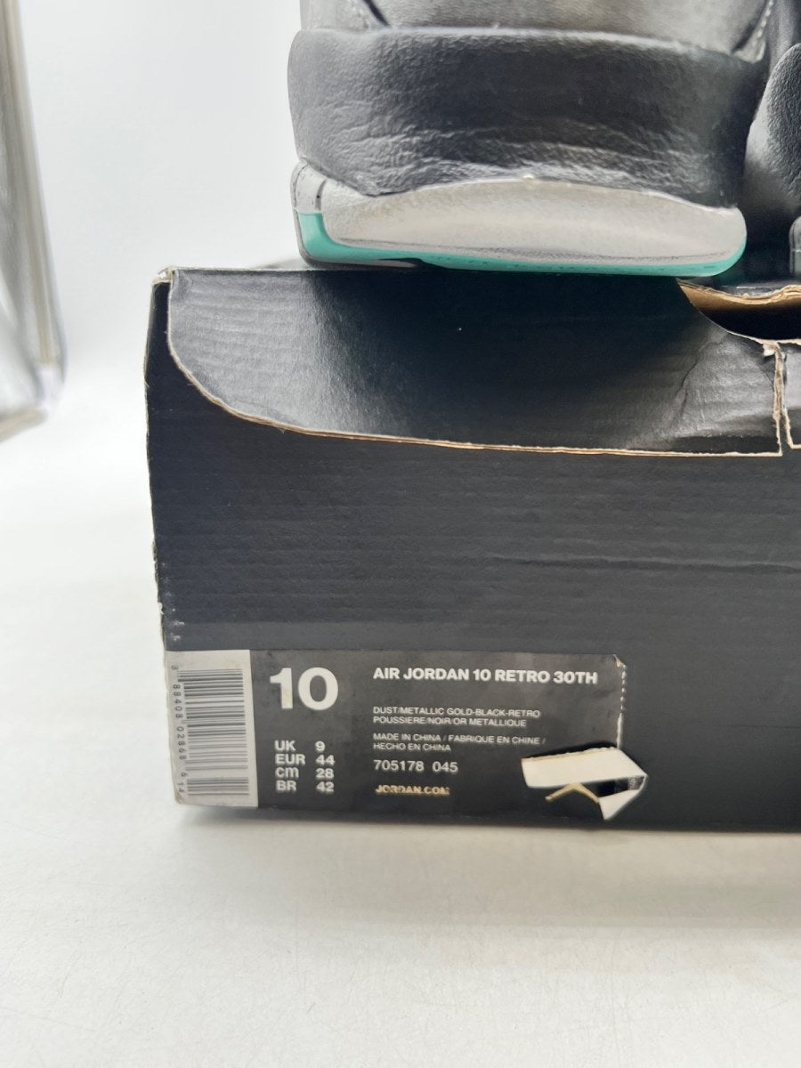 Jordan 10 Retro Lady of Liberty 30th Anniversary 10 (Lightly Worn Pre-Owned) - Image 4