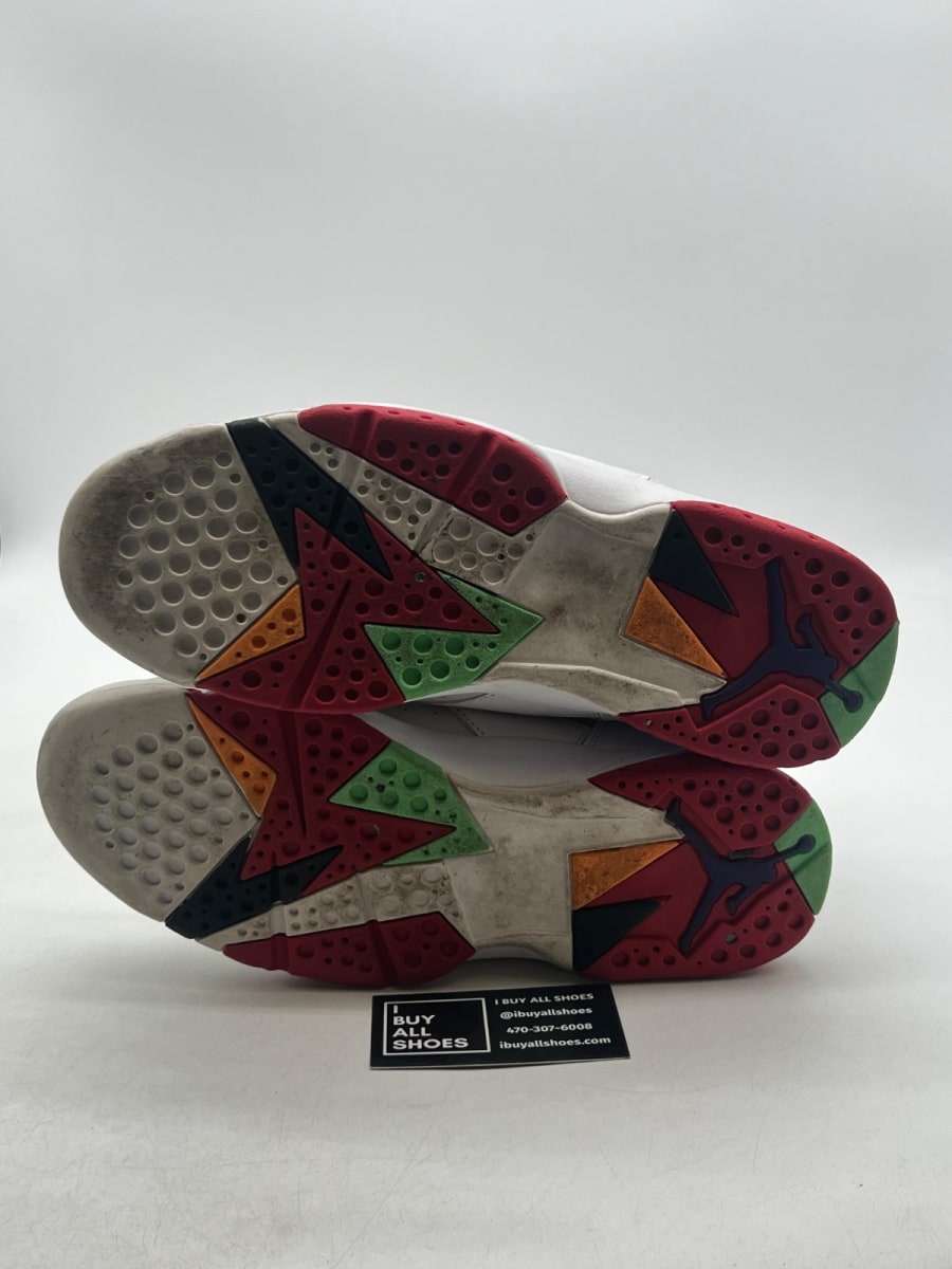 Jordan 7 Retro Hare (2015) 9.5 (Lightly Worn Pre-Owned) - Image 7