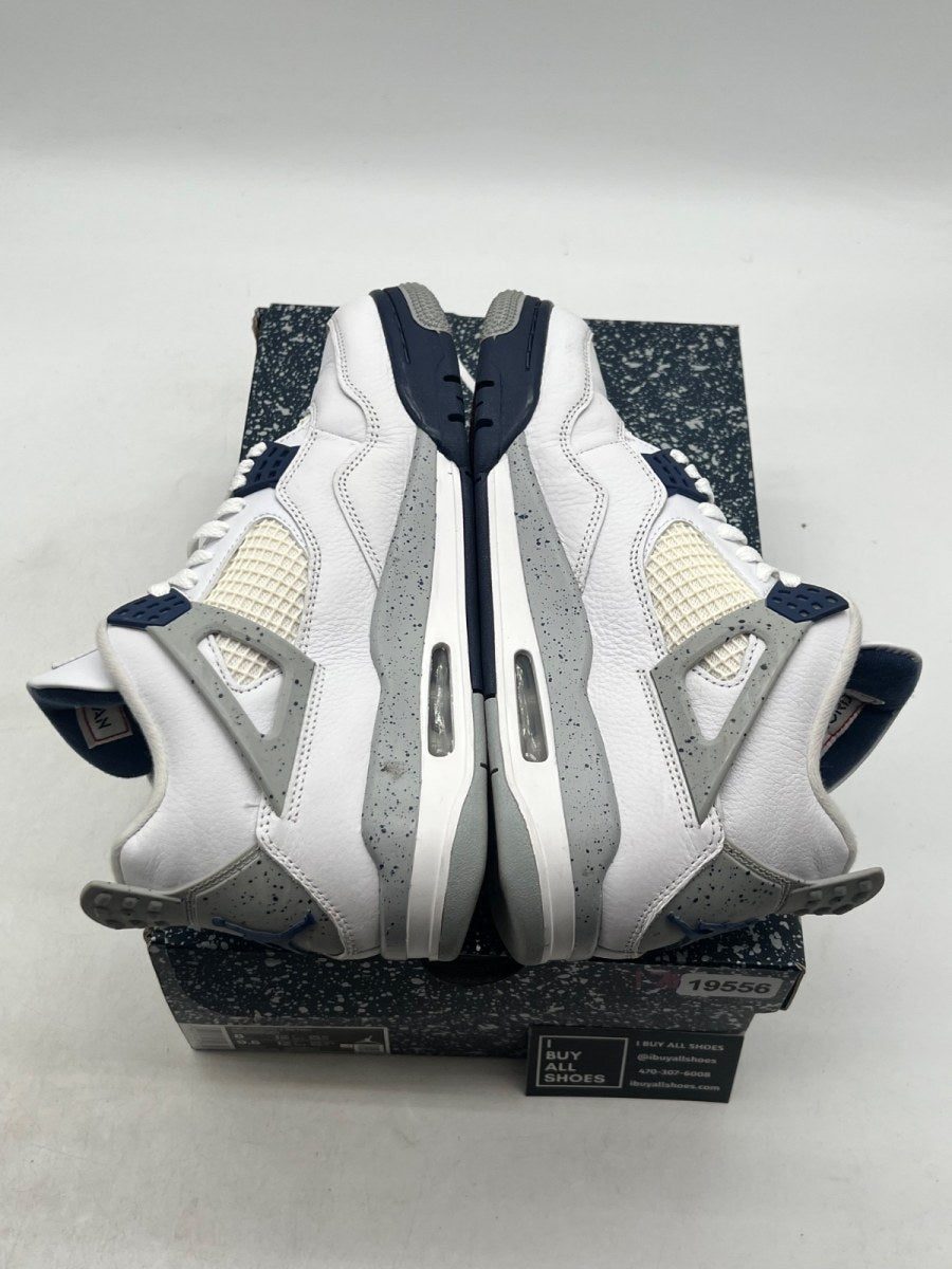 Jordan 4 Retro Midnight Navy 8 (Moderately Worn Pre-Owned) - Image 7