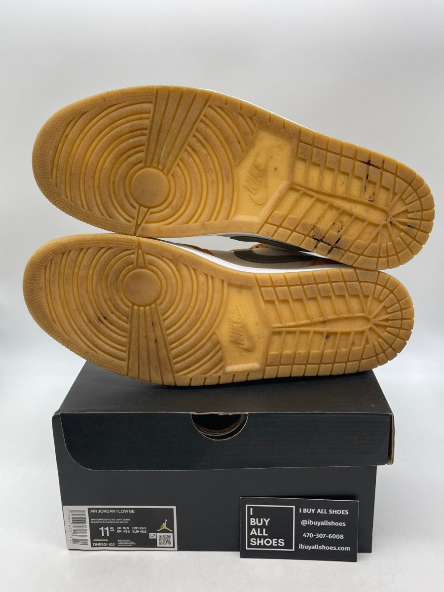 Jordan 1 Low SE Light Curry 11.5 (Moderately Worn Pre-Owned) - Image 7