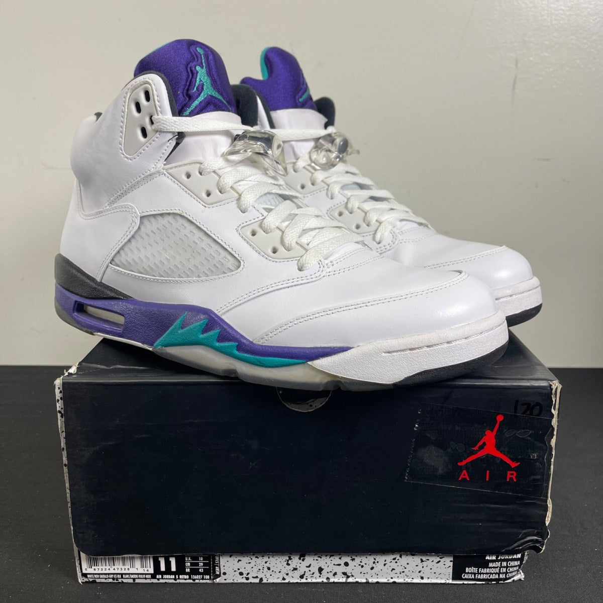 Jordan 5 Retro Grape (2013) (Size 11) - Image 1