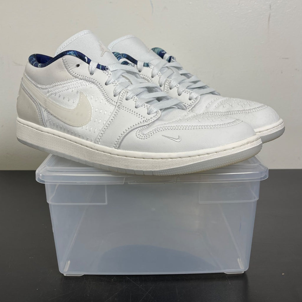 Jordan 1 Low SE Summit White Sail 12 (Moderately Worn Pre-Owned)JordanSummit White/Multi-Color/Off White/Sail - Image 1