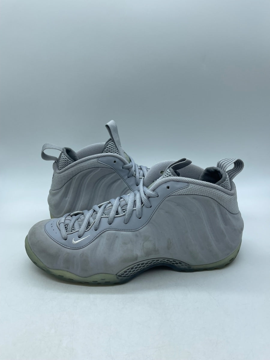 Nike Air Foamposite One Wolf Grey Suede 12 (Moderately Worn Pre-Owned)NikeWolf Grey/White-Wolf Grey-Black - Image 1