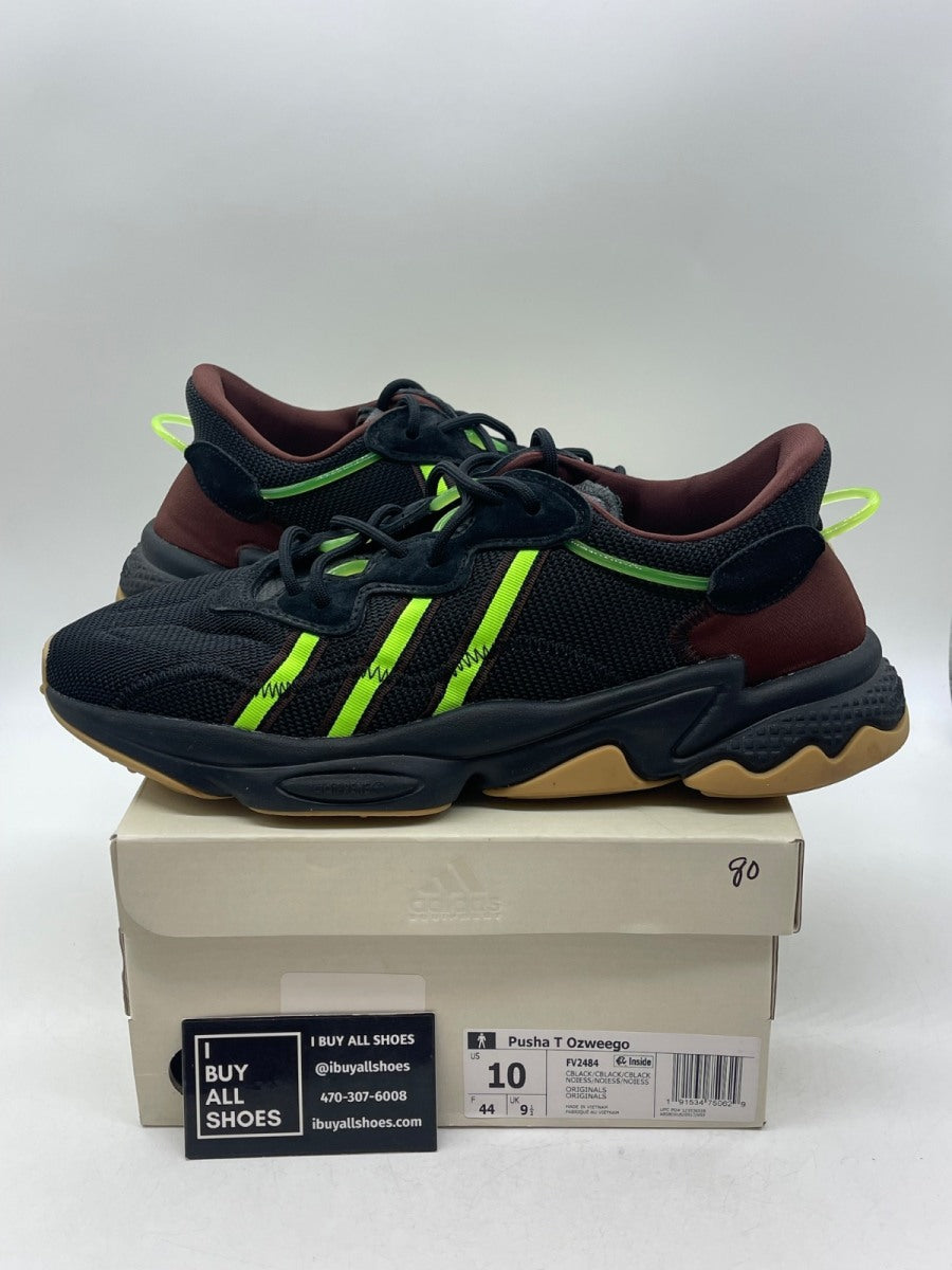 adidas Ozweego Pusha T Mystery Brown 10 (Moderately Worn Pre-Owned) - Image 1