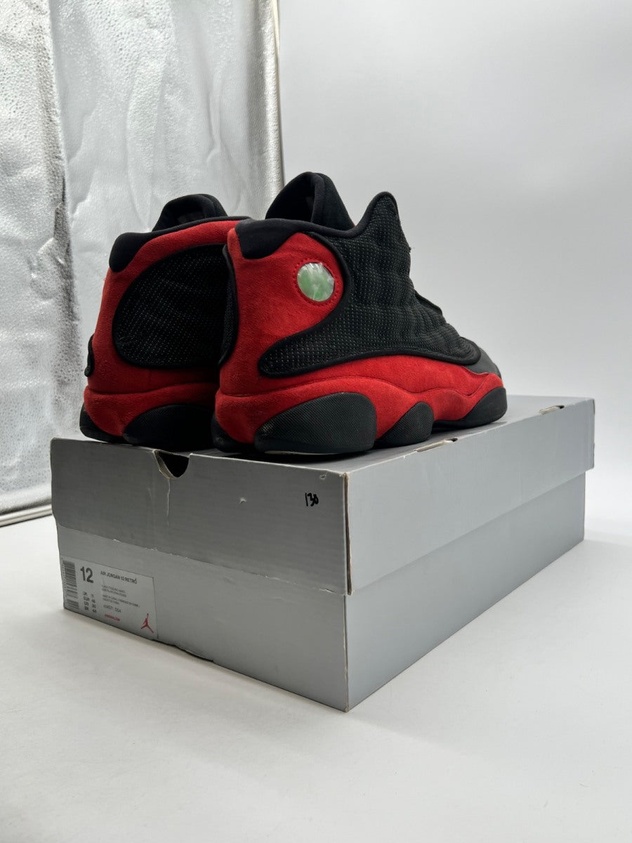 Jordan 13 Retro Bred (2017) 12 (Moderately Worn Pre-Owned)JordanBlack/True Red-White - Image 3