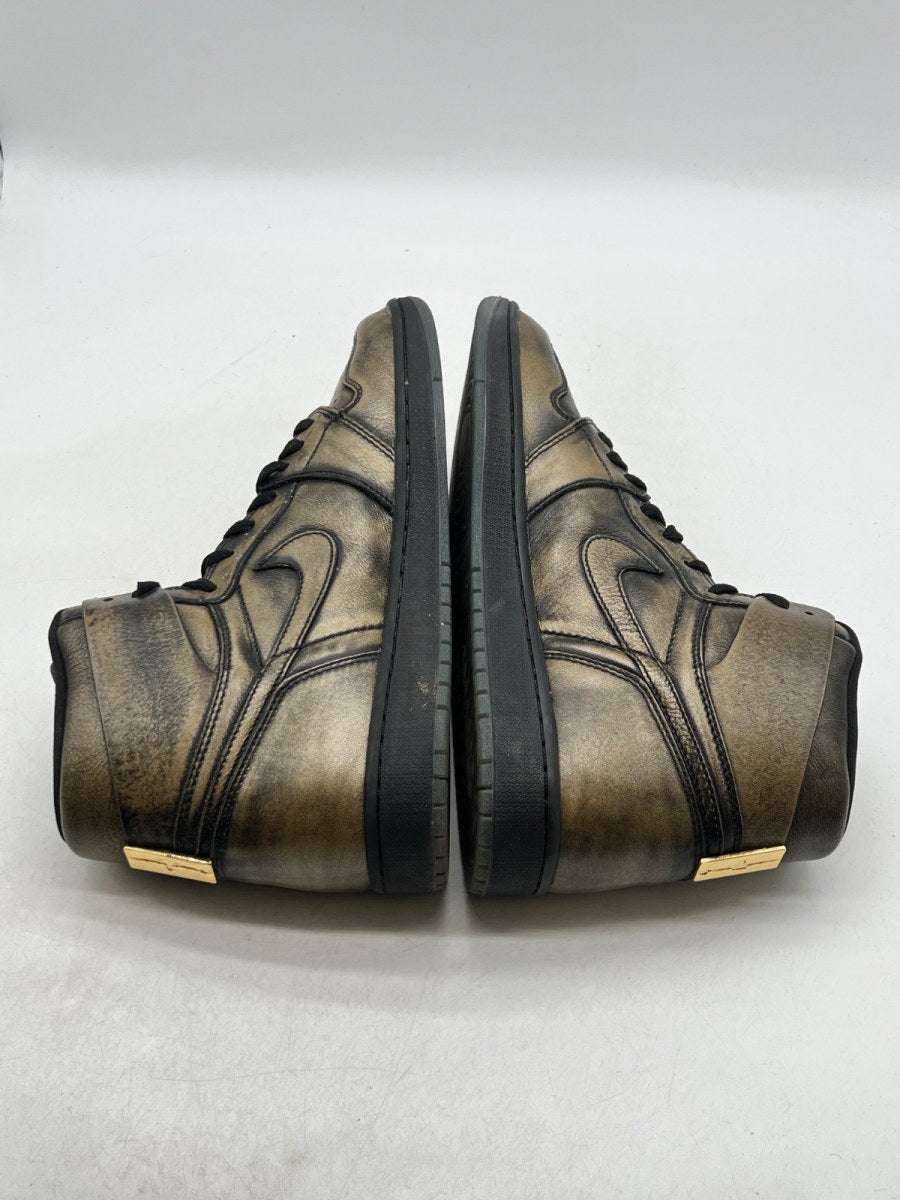 Jordan 1 Retro High OG Wings 13 (Lightly Worn Pre-Owned)JordanBlack/Black-Metallic Gold - Image 8