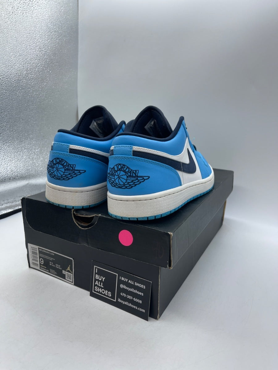 Jordan 1 Low UNC (2021) 9 (Moderately Worn Pre-Owned) - Image 5