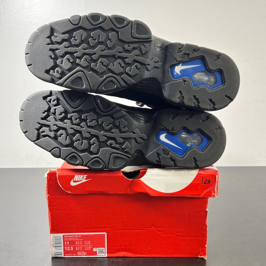 Nike Air Max 2 CB '94 Triple Black 11 (Lightly Worn Pre-Owned)NikeBlack/Black-Black - Image 6