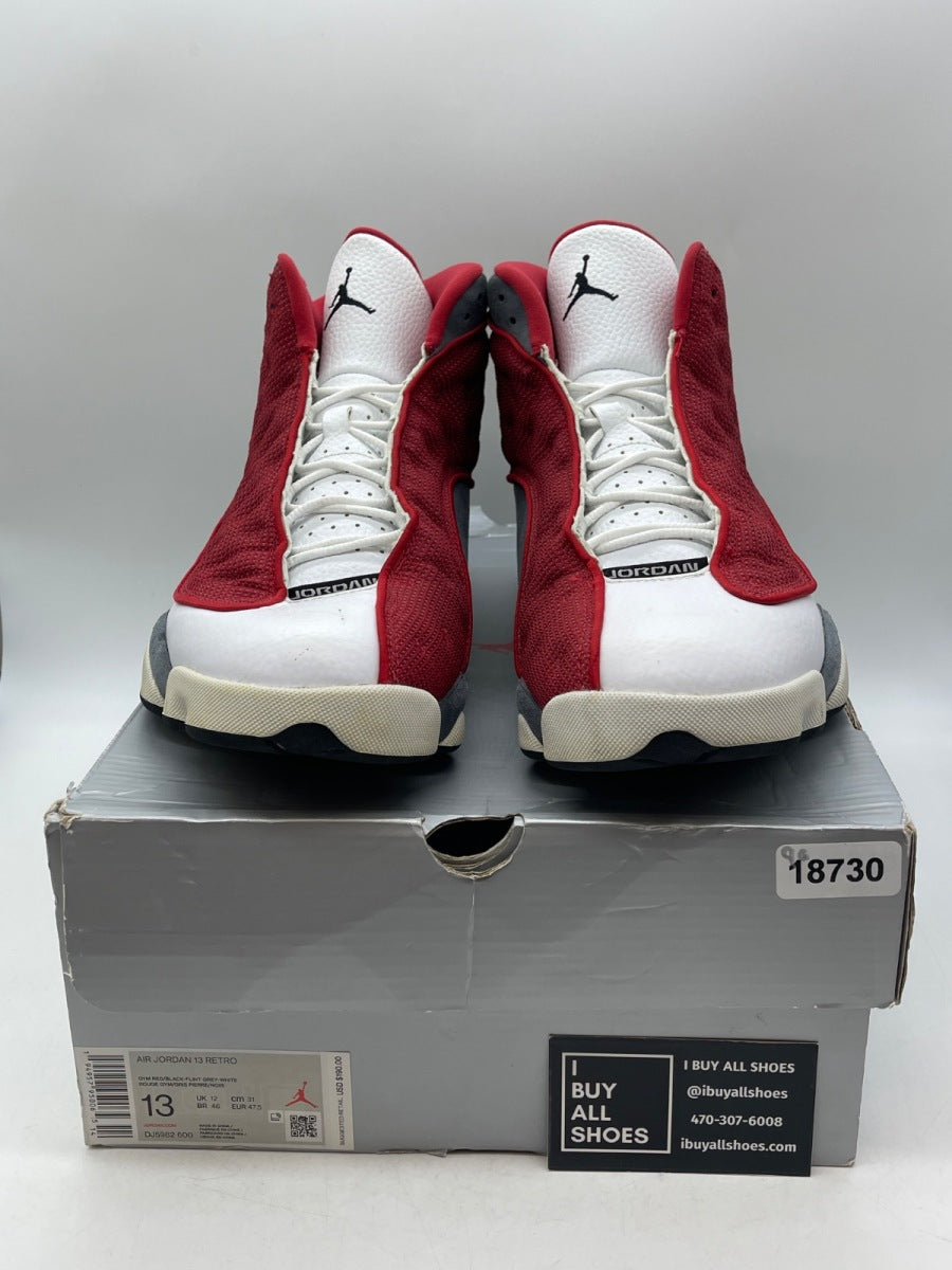 Jordan 13 Retro Gym Red Flint Grey 13 (Moderately Worn Pre-Owned) - Image 2