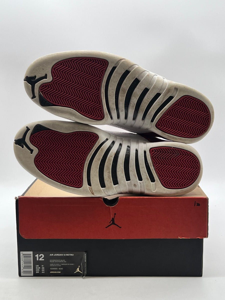 Jordan 12 Retro Gym Red 12 (Moderately Worn Pre-Owned)JordanGym Red/Black-White - Image 7