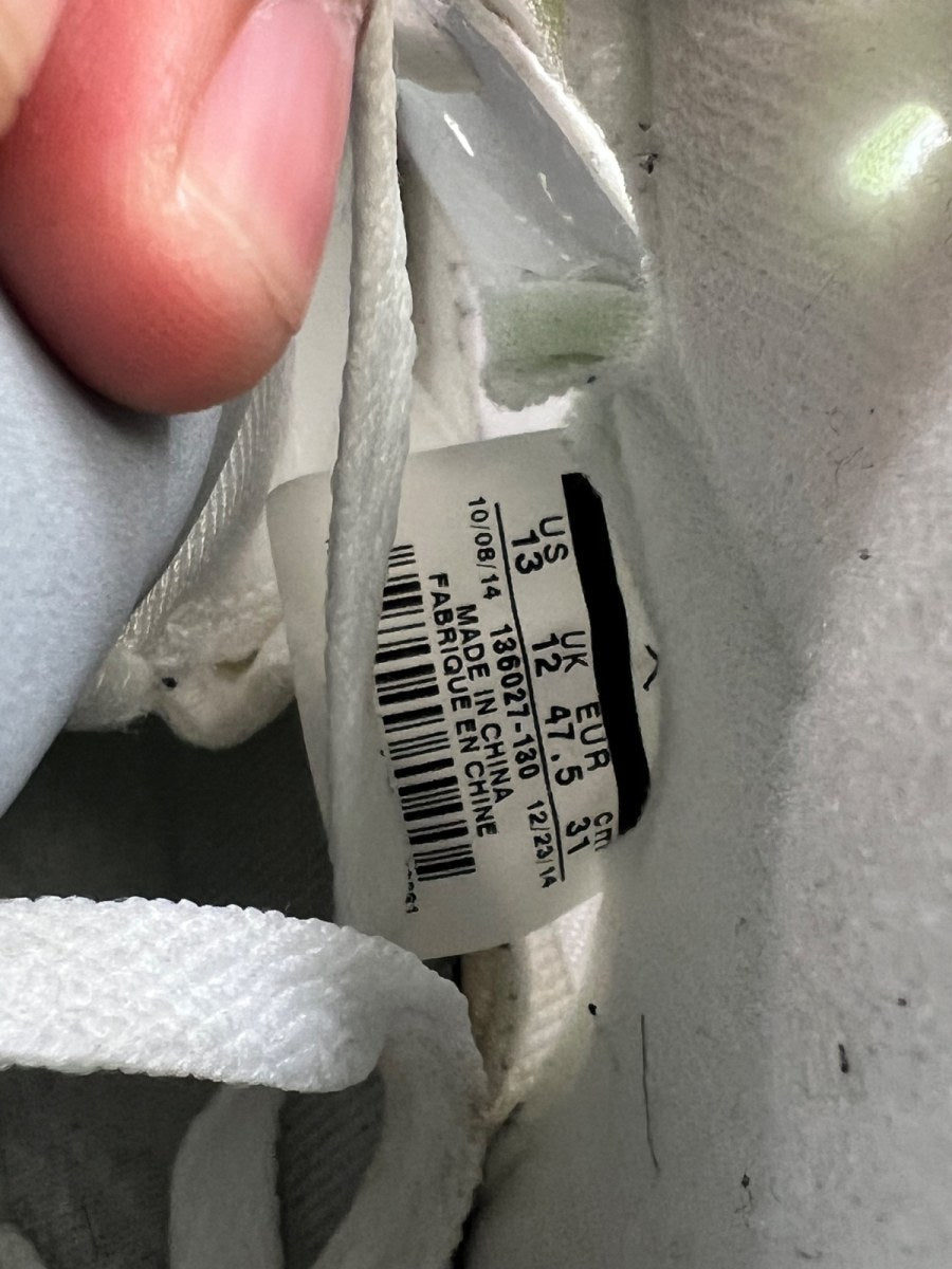 Jordan 5 Retro Metallic White (2015) 13 (Moderately Worn Pre-Owned)JordanWhite/Metallic Silver-Black - Image 6