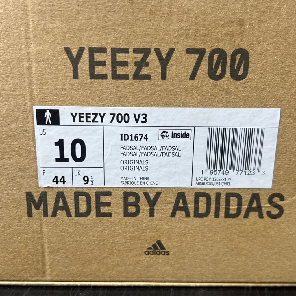 adidas Yeezy 700 V3 Fade Salt 10 (Heavily Worn Pre-Owned)adidasFade Salt/Fade Salt/Fade Salt - Image 6