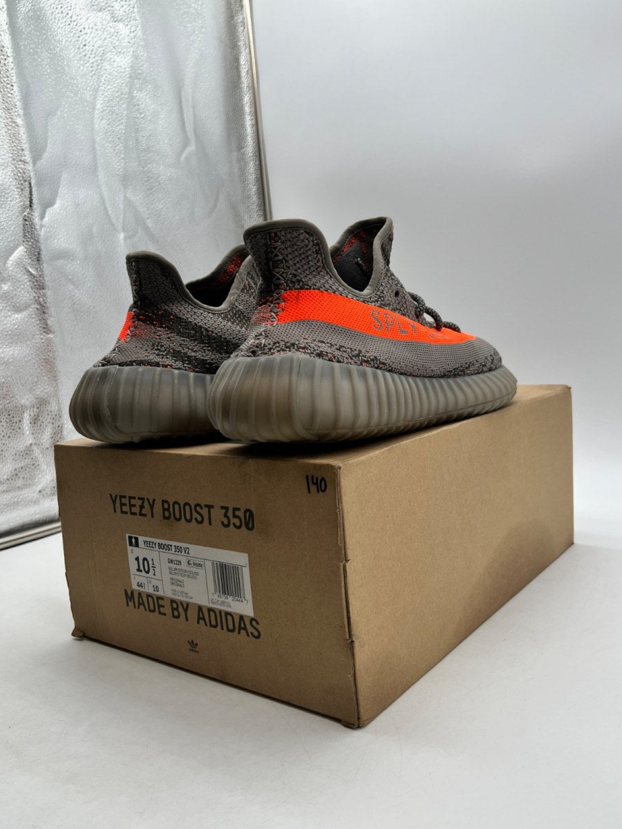 adidas Yeezy Boost 350 V2 Beluga Reflective 10.5 (Lightly Worn Pre-Owned)adidasReflective/Steeple Grey/Solar Red - Image 5