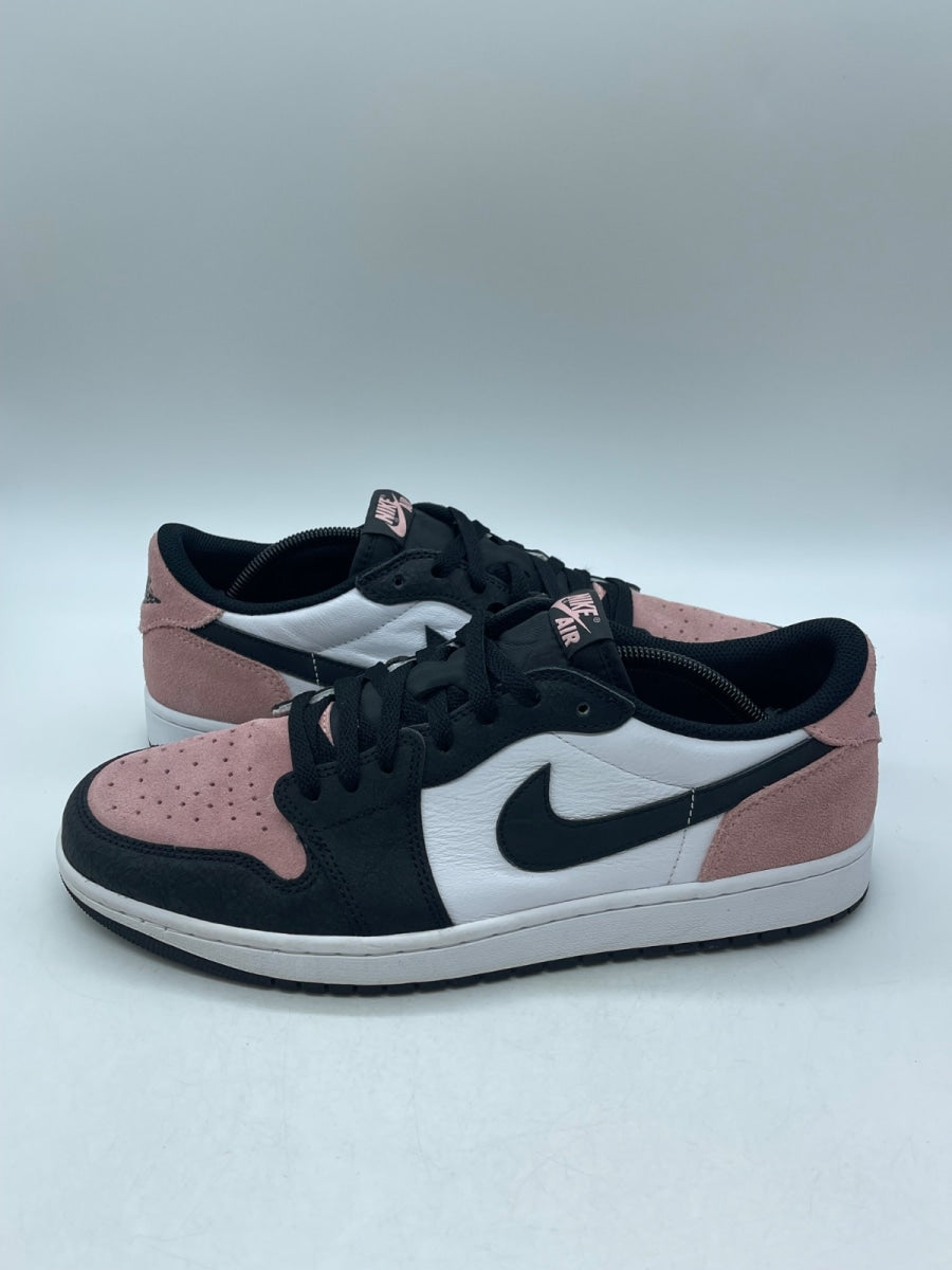 Jordan 1 Low OG Bleached Coral 12 (Moderately Worn Pre-Owned)JordanBlack/Bleached Coral-White-Grey Fog - Image 1