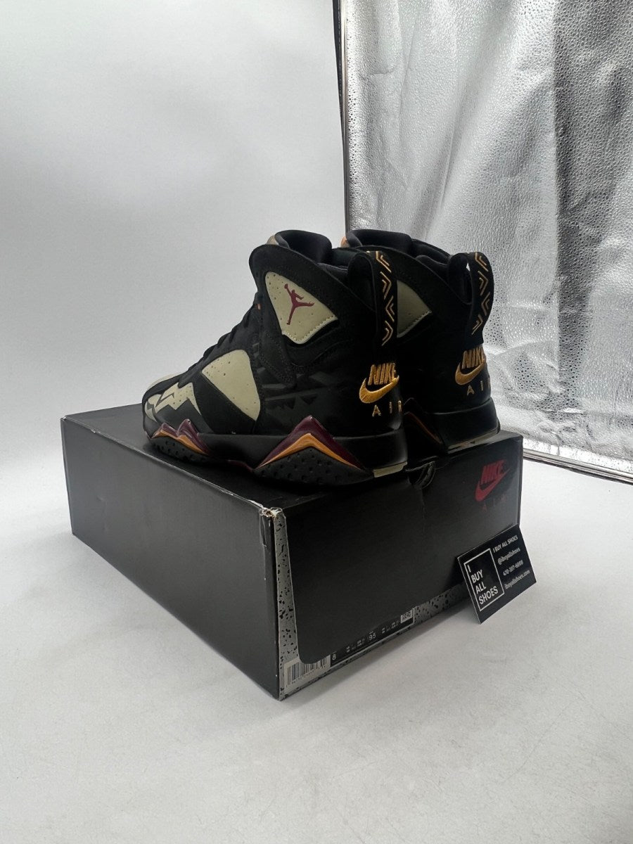 Jordan 7 Retro Black Olive 8 (Lightly Worn Pre-Owned) - Image 4