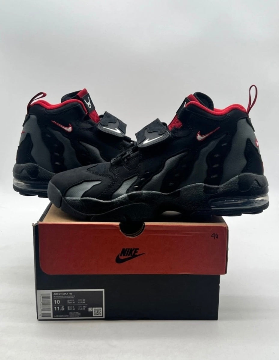 Nike Air DT Max '96 Falcons 10 (Lightly Worn Pre-Owned)NikeBlack/White/Team Anthracite/Metallic Silver/Fire Red - Image 1