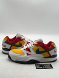 Nike Cross Trainer Low Supreme White Yellow Red 10 (Lightly Worn Pre-Owned) - Image 1