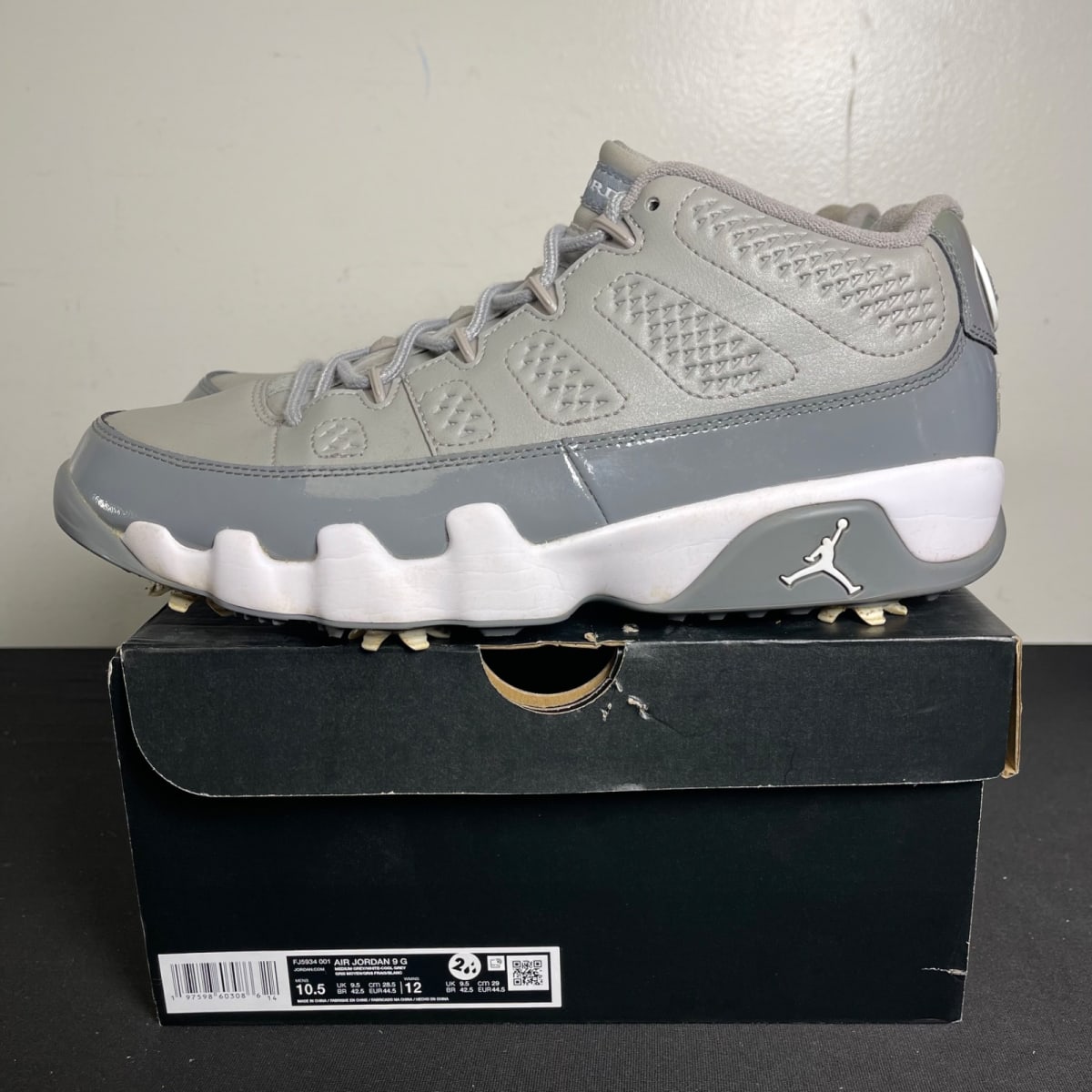 Jordan 9 Retro Low Golf Cool Grey (Size 10.5) - aux