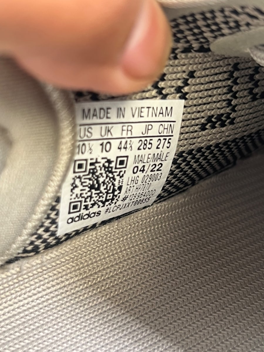adidas Yeezy Boost 350 V2 Slate 10.5 (Lightly Worn Pre-Owned) - Image 9