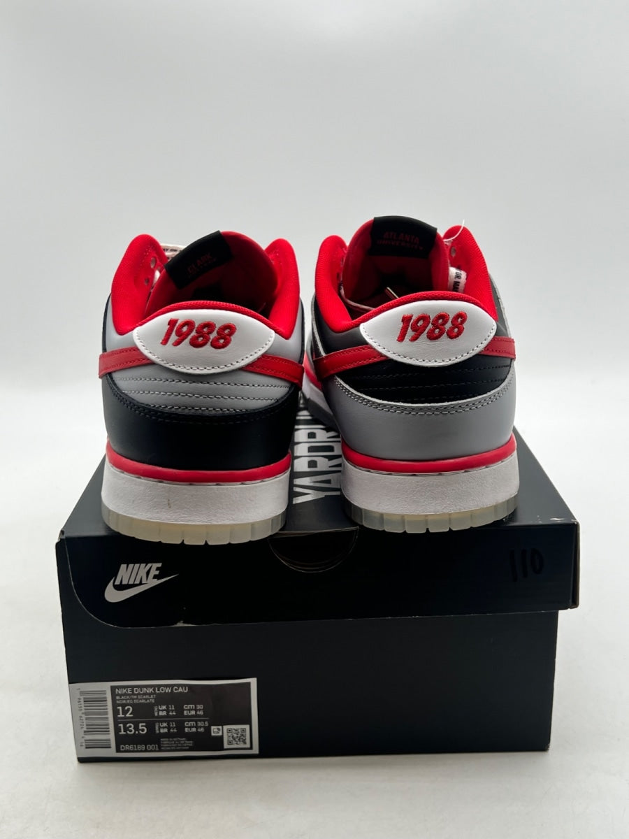 Nike Dunk Low Clark Atlanta University 12 (Lightly Worn Pre-Owned)NikeBlack/Classic Charcoal/White-Team Scarlet - Image 3