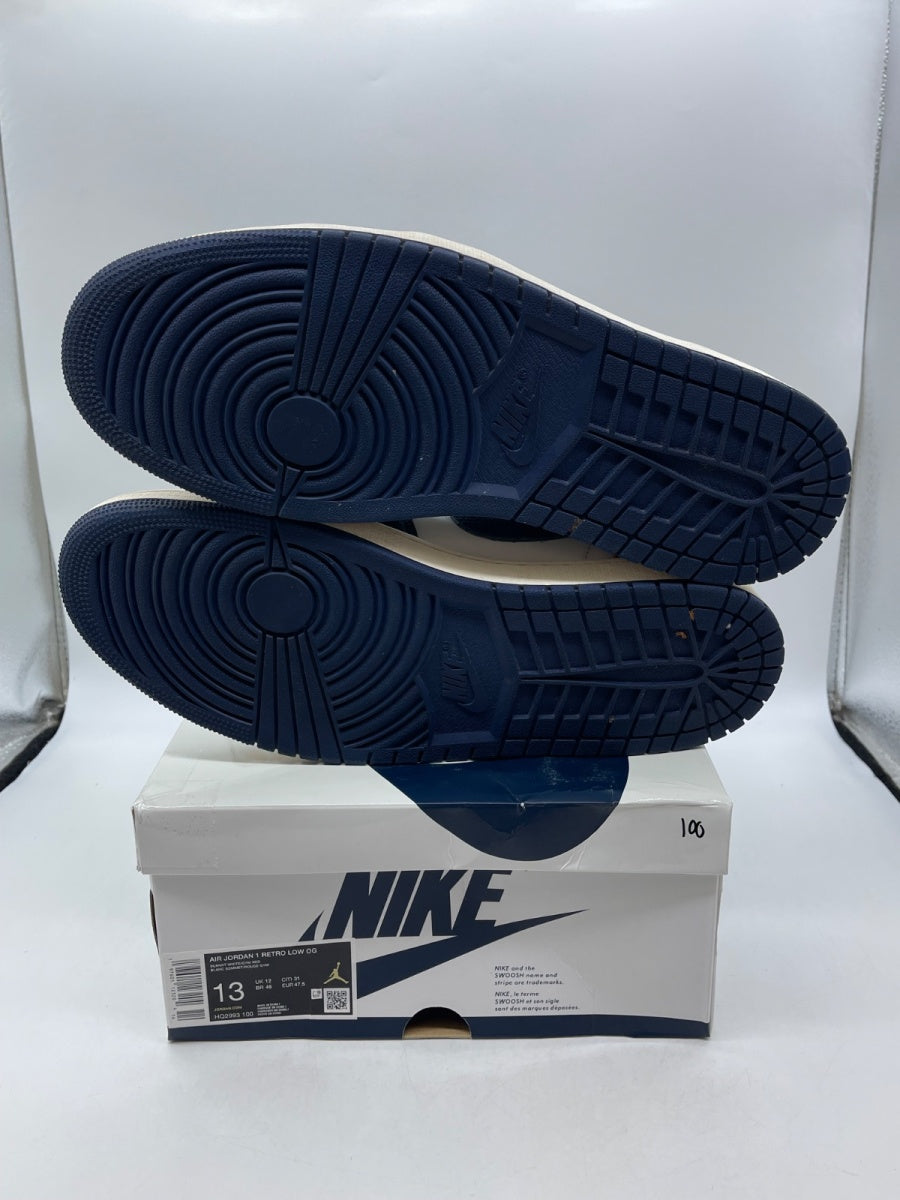 Jordan 1 Retro Low OG Howard University 13 (Moderately Worn Pre-Owned) - Image 7