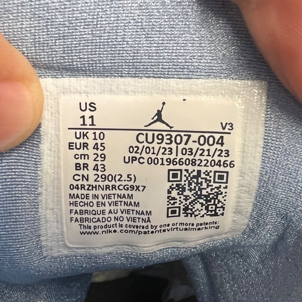 Jordan 7 Retro Chambray (2023) 11 (Lightly Worn Pre-Owned)JordanBlack/Chambray/Light Graphite - Image 7