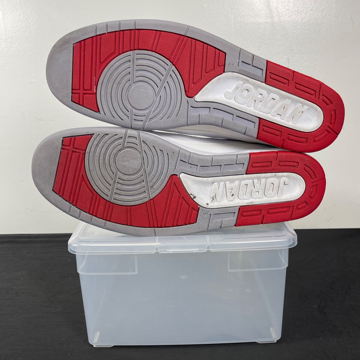 Jordan 2 Retro White Red CDP (2008) 14 (Moderately Worn Pre-Owned)JordanWhite/Varsity Red - Image 5