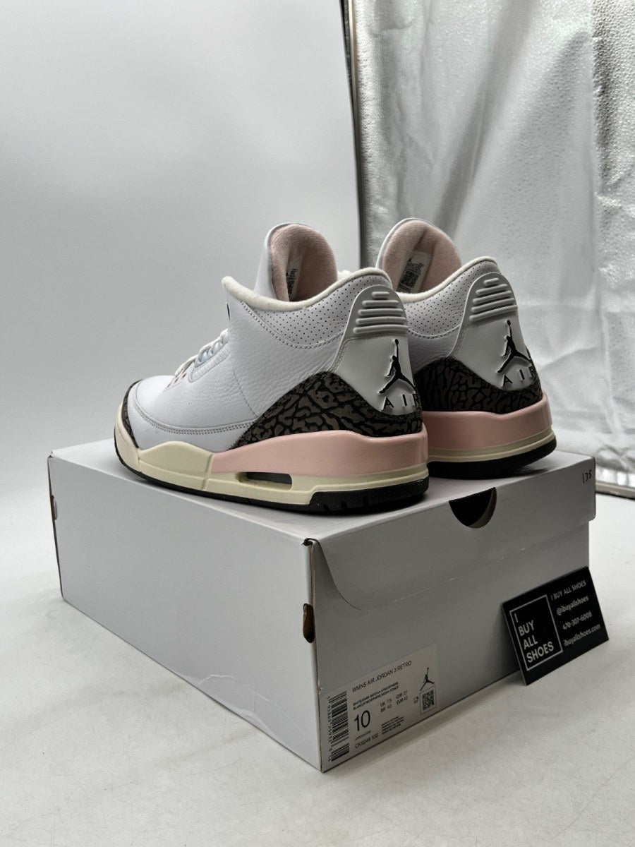Jordan 3 Retro Neapolitan Dark Mocha (Women's) 10W (Moderately Worn Pre-Owned) - Image 4