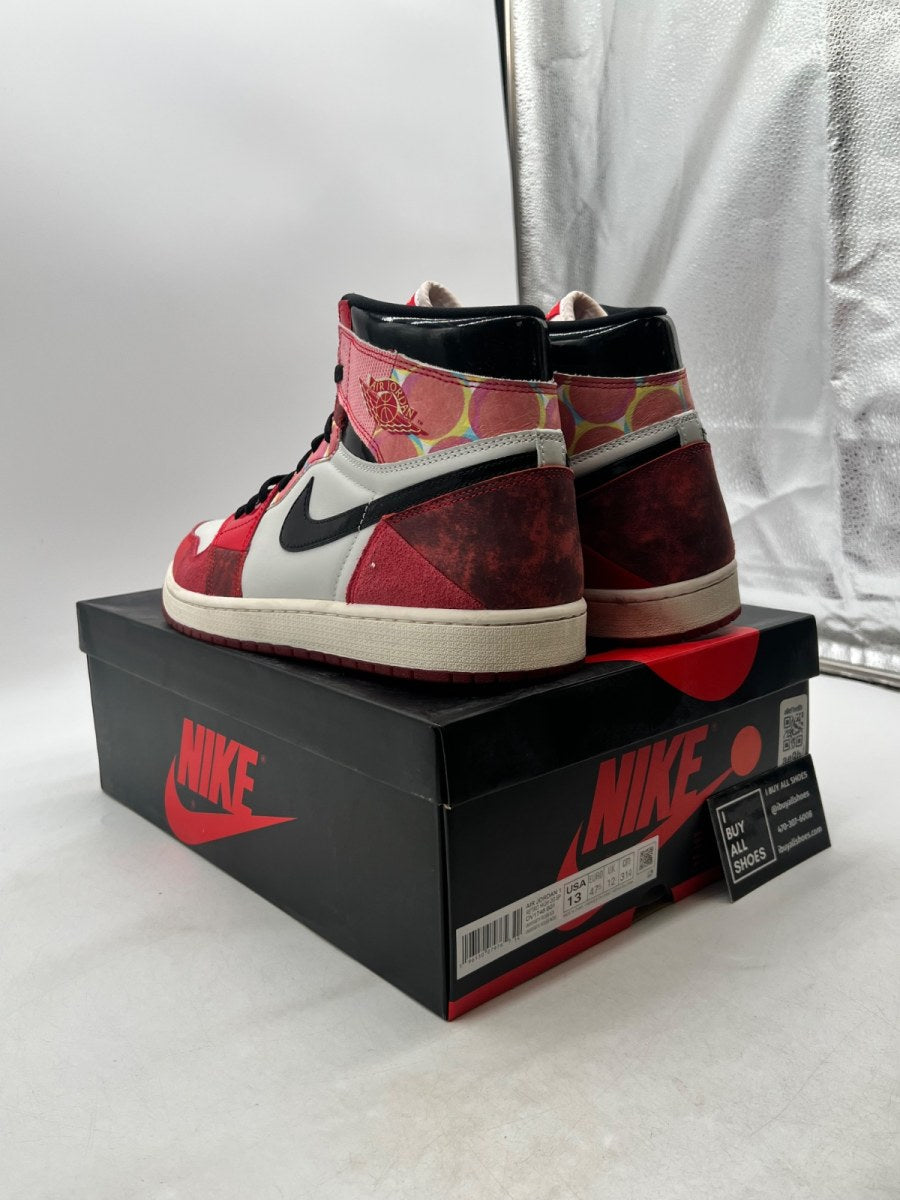 Jordan 1 Retro High OG Spider-Man Across the Spider-Verse 13 (Lightly Worn Pre-Owned) - Image 4