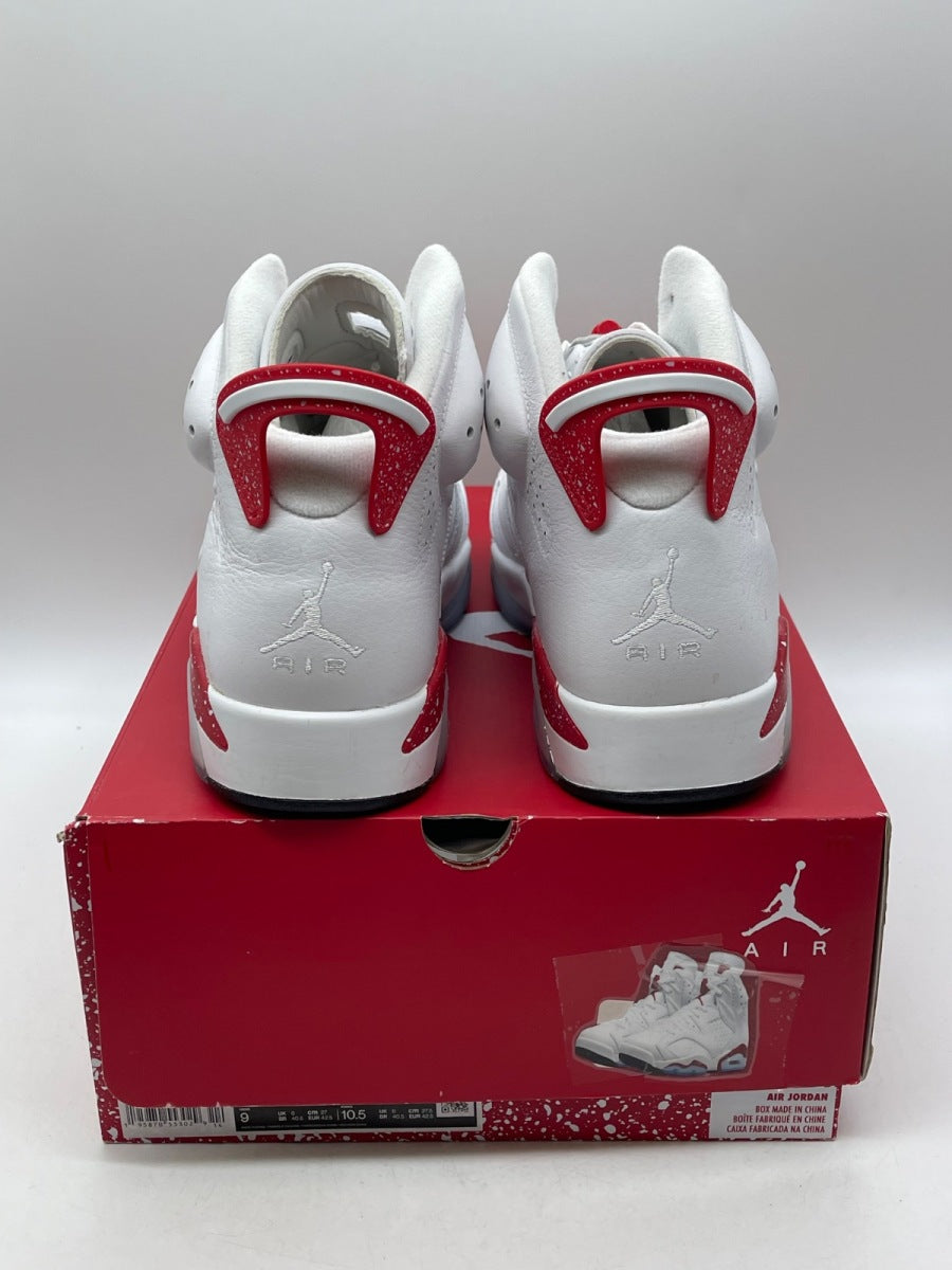 Jordan 6 Retro Red Oreo 9 (Moderately Worn Pre-Owned)JordanWhite/University Red-Black - Image 3