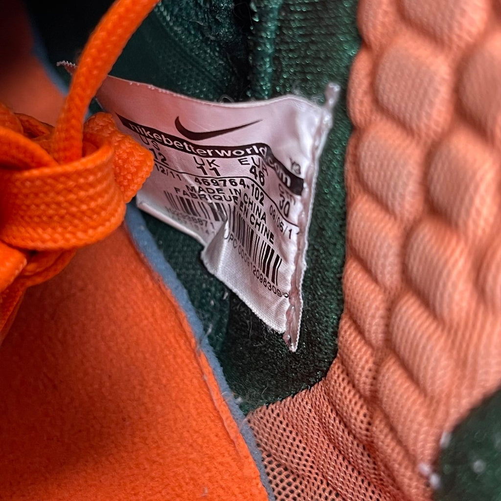 Nike LeBron 9 Miami Hurricanes (Size 12) - aux