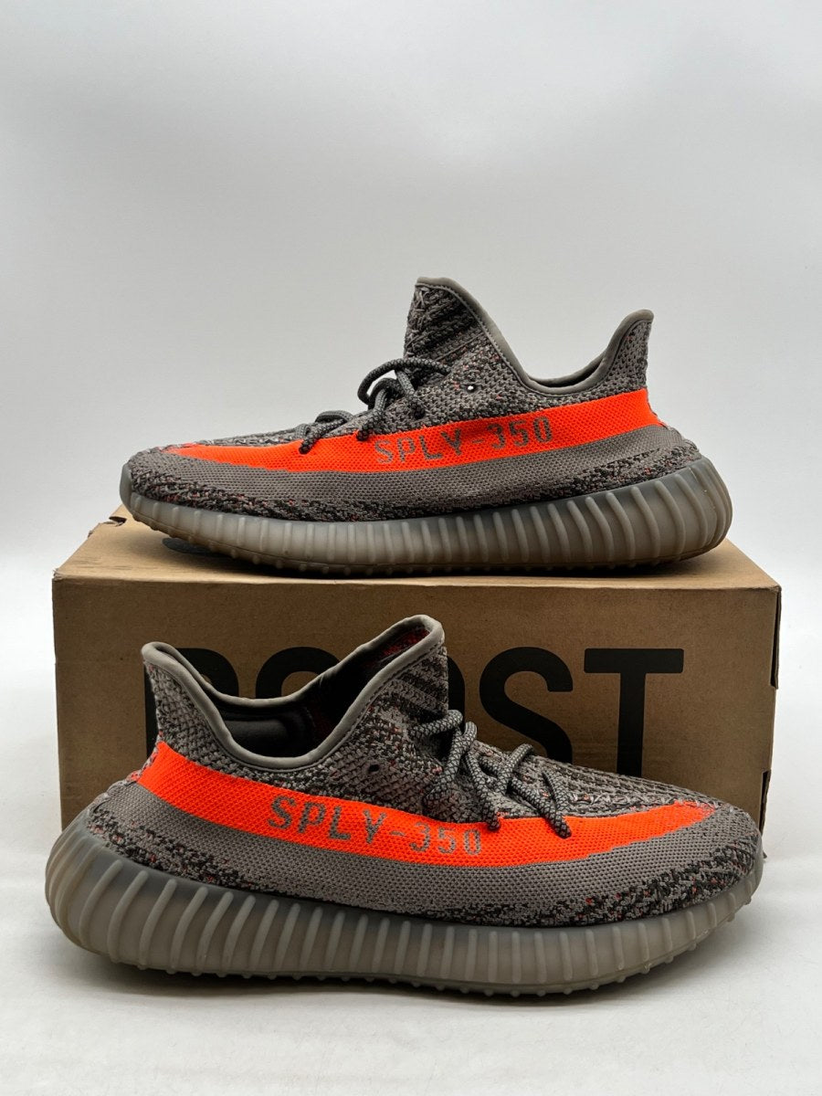 adidas Yeezy Boost 350 V2 Beluga Reflective 10.5 (Lightly Worn Pre-Owned)adidasReflective/Steeple Grey/Solar Red - Image 1