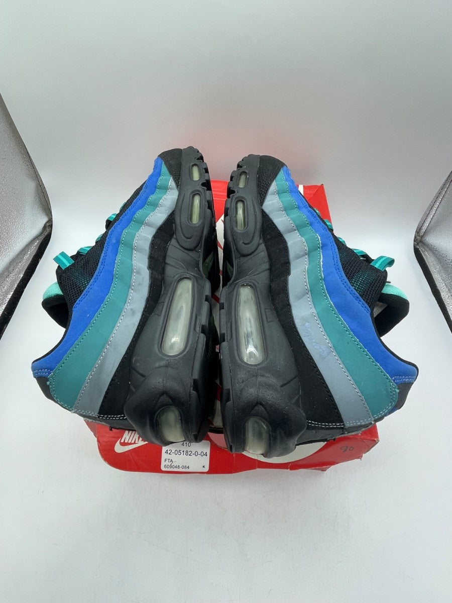 Nike Air Max 95 'Black Hyper Cobalt' 11.5 (Moderately Worn Pre-Owned)Nike - Image 6