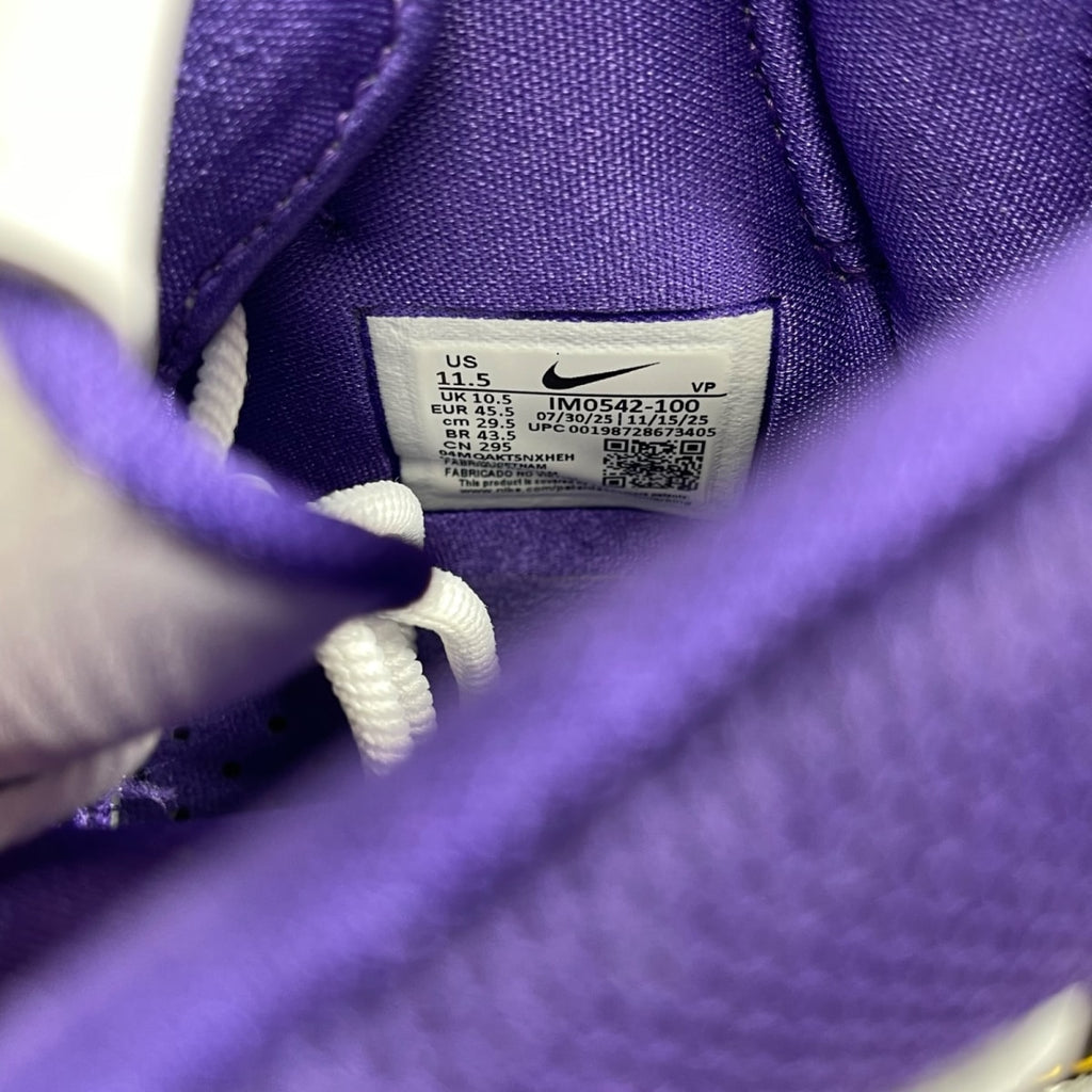 Nike Kobe 1 Protro 81 Pt Game (2026) 11.5 (Moderately Worn Pre-Owned)NikeWhite/Black/Court Purple - Image 6
